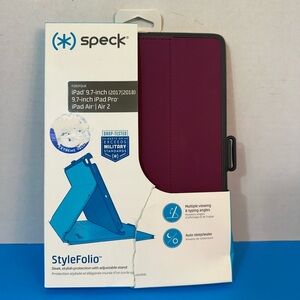 Speck StyleFolio Case for iPad Air - Burgundy and Black